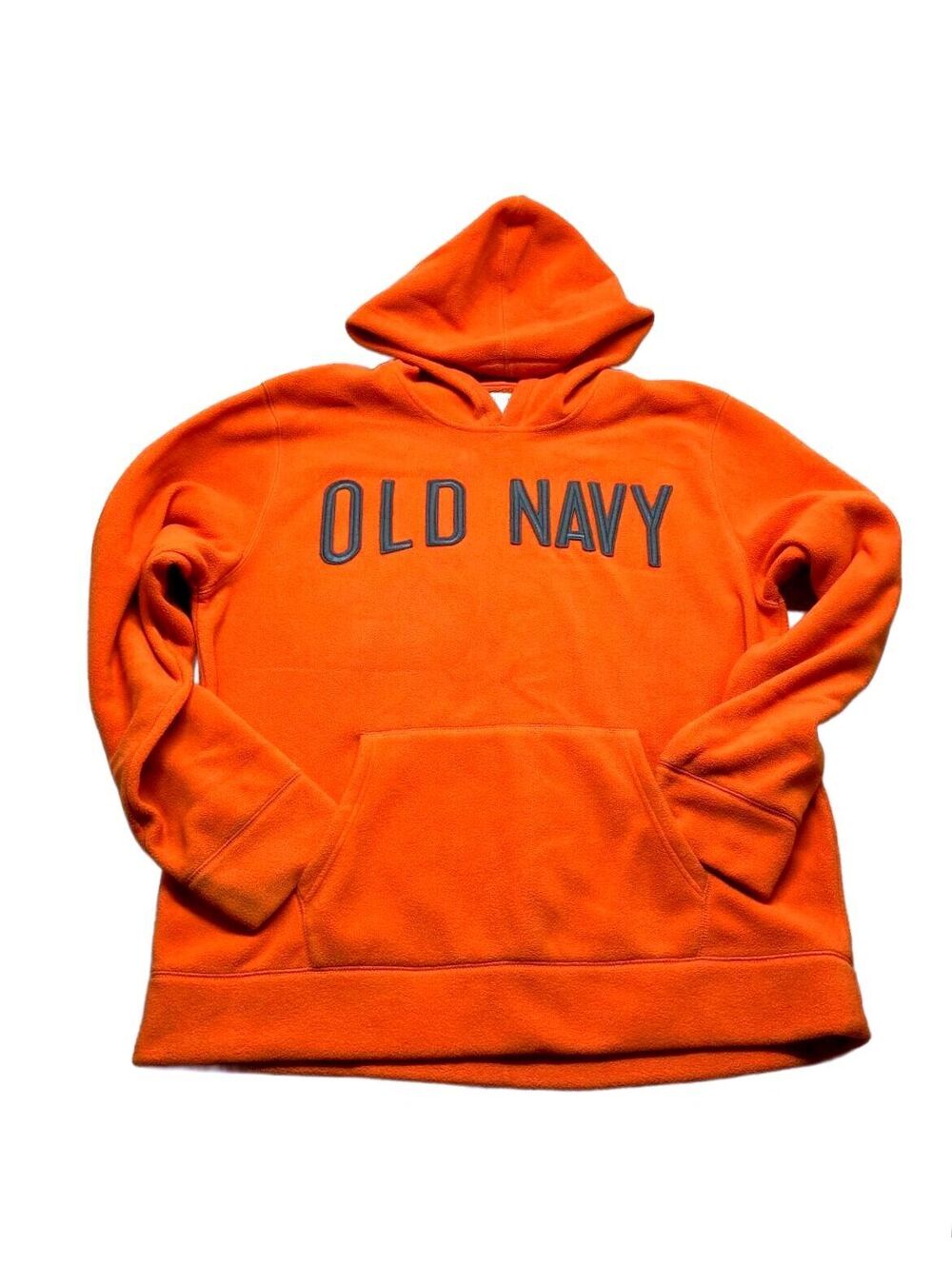 Old Navy Orange Fleece Pullover Hoodie XL